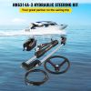 VEVOR Hydraulic Boat Steering Kit, 300HP Hydraulic Steering Kit Helm Pump