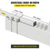 VEVOR Boat Trailer Guide-ons, 46", One Pair Aluminum Trailer Guide ons, Rust-Resistant Trailer Guides with Adjustable Width, Mounting Parts Included