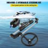 VEVOR Hydraulic Steering Kit 300HP, Hydraulic Boat Steering Kit Helm Pump