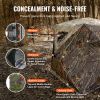 VEVOR Hunting Blind, 270° See Through Ground Blind, 4-5 Person Pop Up Deer Blind for Hunting with Carrying Bag, Portable Resilient Hunting Tent